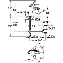 Смеситель Grohe Eurostyle для раковины, 23564003