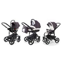 Коляска 3 в 1 Esspero Magic (шасси Black) - Grey Leves