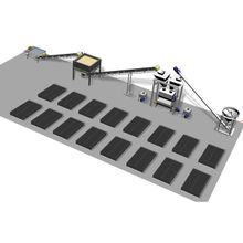 Автоматизированная линия по производству пенобетонных блоков Robus