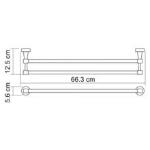 WasserKRAFT Штанга для полотенец Isen К-4040