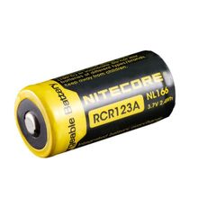 Аккумулятор NITECORE NL166 RCR123 16340 Li-ion 3.7v 650mAH Аккумулятор с защитой