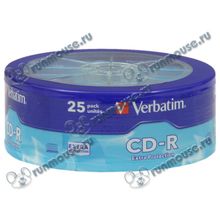 Диск CD-R 700МБ 52x Verbatim "43726" (25шт. уп.) [90278]