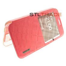 G900 S5 Samsung Galaxy Чехол-подставка Baseus Brocade Case розовый