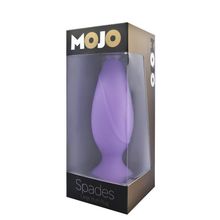 Seven Creations Фиолетовая анальная силиконовая пробка Mojo - 11 см.