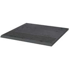 Клинкерная ступень структурная Paradyz Semir Grafit 30х30