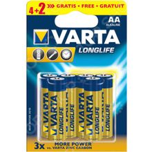 VARTA Longlife AA бл 6 шт.