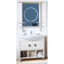 Бриклаер Мебель для ванной Хоккайдо 85 светлая лиственница