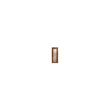 Дверь Лига  Модерн 3 Стекло, Темный Орех, межкомнатная входная шпонированная деревянная массивная