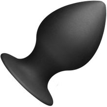 Анальная пробка Medium Silicone Anal Plug - 10 см. Черный