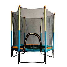 Батут DFC JUMP KIDS 60" 60INCH-JD-BY желтый синий, сетка (150см)