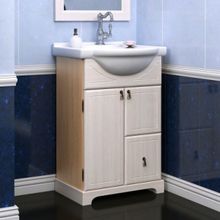 Opadiris Тумба с раковиной Клио 50 белая