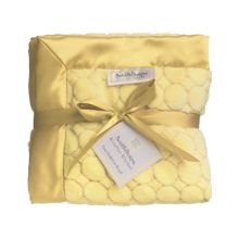 SwaddleDesigns Stroller Blanket Yellow Puff Circle