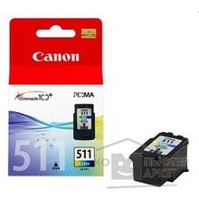 Canon CL-511 2972B007 Картридж для PIXMA MP240, PIXMA MP260, PIXMA MX320, PIXMA MX330 EMB, Цветной, 244стр., 9 мл.