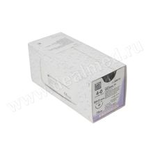 ВИКРИЛ 4 0, 45 см, фиолет. Кол. 17 мм, 3 8 W9074