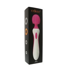 Odeco Розовый вибратор-жезл ULRICA PINK - 28 см. (розовый с белым)