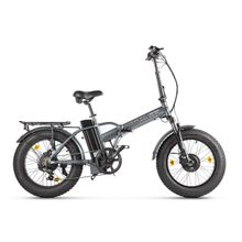 Велогибрид VOLTECO BAD DUAL NEW темно-серый-2305