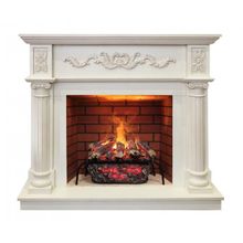 Электрокамин Silvia 26 WT с Brick с Silva Log 3D