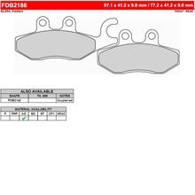 FERODO Тормозные колодки FERODO FDB2186EF