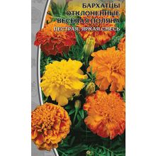 Бархатцы  отклоненные  махровые Веселая поляна 0,5 гр