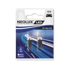 Лампа Диодная W5w 12v (0.5w) Led 6000k W2.1x9.5d Блистер 2шт. Neolux арт. NT1061CW02B