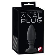 Orion Чёрная анальная пробка Anal Plug - 12,5 см. (черный)