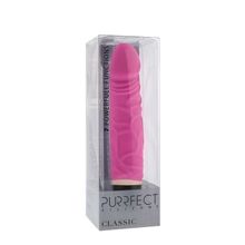 Dream Toys Ярко-розовый вибратор PURRFECT SILICONE CLASSIC 6.5INCH - 16,5 см. (розовый)