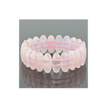 Бусики-Колечки Браслет Розовый кварц "Эсмеральда" арт.бП2485