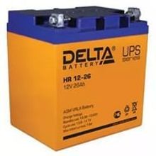 Аккумулятор Delta HR 12-26  (12V,  26Ah)  для UPS