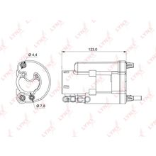 Фильтр Топливный Hyundai Sonata Iv 2.0   2.7 01-05    Sonata V Nf 2.4 05-   Kia Optima   Magentis 2.4   2.7 02- LYNXauto арт. LF989M