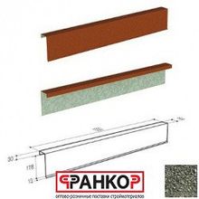 Фронтонная планка широкая Gerard, L=1,2 м (Forest Green 311)