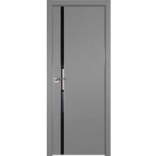  Двери ProfilDoors Модель 122E Цвет Грей Стекло Lacobel Черный лак