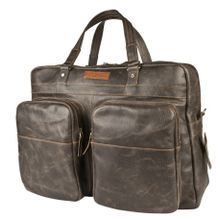 Carlo Gattini Кожаная дорожная сумка Oriolo black (арт. 4028-04)