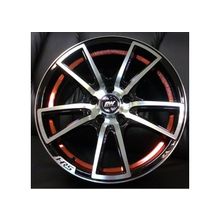 Колесные диски Racing Wheels H-411 6,5R15 4*100 ET40 d67,1 BK-IRD FP