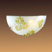 Бра настенное KURTISA золото белый 1жёлтый декор E27 100W 220V арт.024