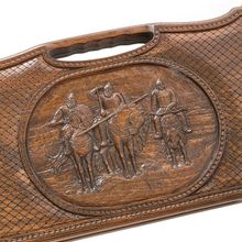 Нарды резные "Три богатыря", с ручкой, Haleyan (kh018)