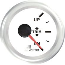 Wema Индикатор положения транцевых плит белый Wema Trim 0 - 180 Ом 12 24 В