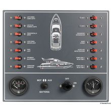 Osculati Control panel thermo-magnetic switches powerboat, 14.809.00