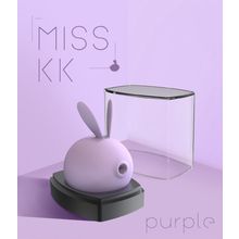 Фиолетовый вакуумный стимулятор клитора Miss KK