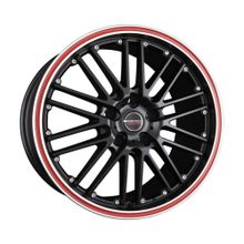 Колесные диски Borbet CW2 5 8,0R18 5*112 ET50 d72,5 Black Red Line [222029]