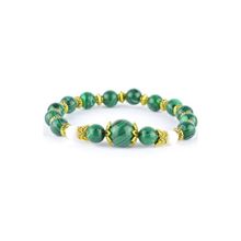 Бусики-Колечки Браслет им.Малахит "Джессика" арт.бП2256-15