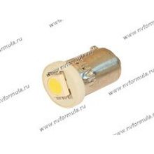 Лампа светодиод 12V BA9s T8 1SMD(5050) белая