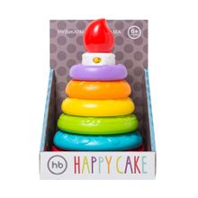Пирамидка HAPPY BABY 330080 HAPPY CAKE музыкальная