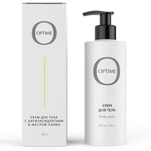 Крем для тела с антиоксидантами и маслом лайма Optime Antioxydant Body Cream Lime 250мл