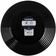Тарелка обеденная Luminarc HARENA BLACK ХАРЕНА БЛЭК 25 см L7611
