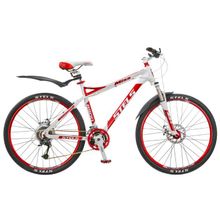 STELS Miss-8900MD.15 26" (24ск, алюм, диск, Shimano Deore Acera Deore HG31)(рама 17", белый красный)