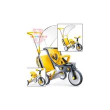 Italtrike 26074 Велосипед – коляска 3 в 1 EVOLUTION yellow