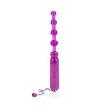 California Exotic Novelties Фиолетовая анальная цепочка Waterproof Vibrating Pleasure Beads (фиолетовый)