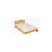 Кровать Альфа-Классика-Ф, 1 спинка (Размер кровати: 120Х190 200, Цвет: орех, береза, Модификация: Филенчатый)