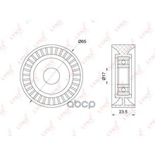 Ролик Натяжной Приводного Ремня Audi A3 1.8 2.0tfsi 04-   Skoda Octavia 1.8tsi 05-   Superb 1.8 2.0tsi 05-   Yeti 1.8tsi 09-   Vw Bora Golf Jetta Passat Tiguan 1.8 2.0tsi 04- LYNXauto арт. PB5265