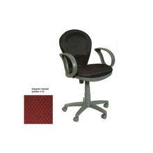 Бюрократ (BURO) Кресло офисное CH-G687AXSN бордово-серое V-02 серый пластик